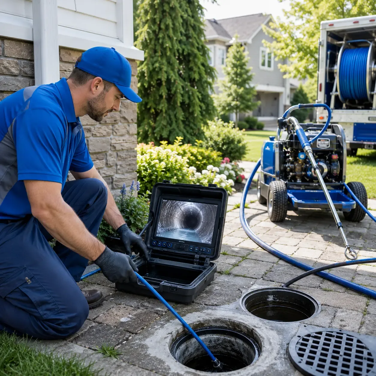 Outdoor drain cleaning professionals serving Eva, TN
